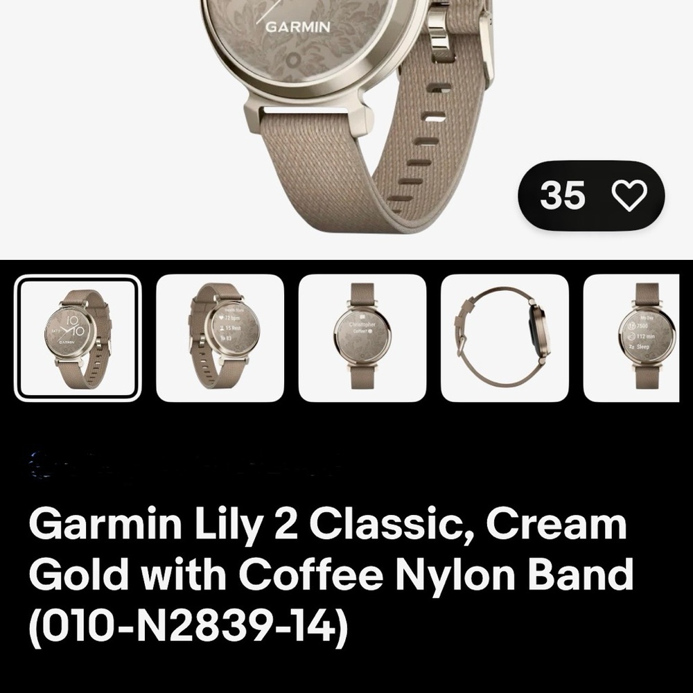 Garmin Lily 2 smartwatch GPS, fitness watch - Picture 7 of 7